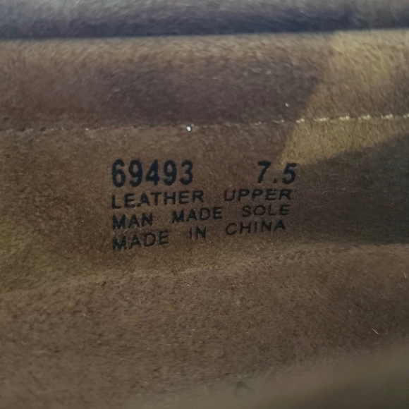 MINNETONKA Brown Soft Suede Leather Upper Slip On Moccasin Shoe Size 7.5 - Picture 12 of 14